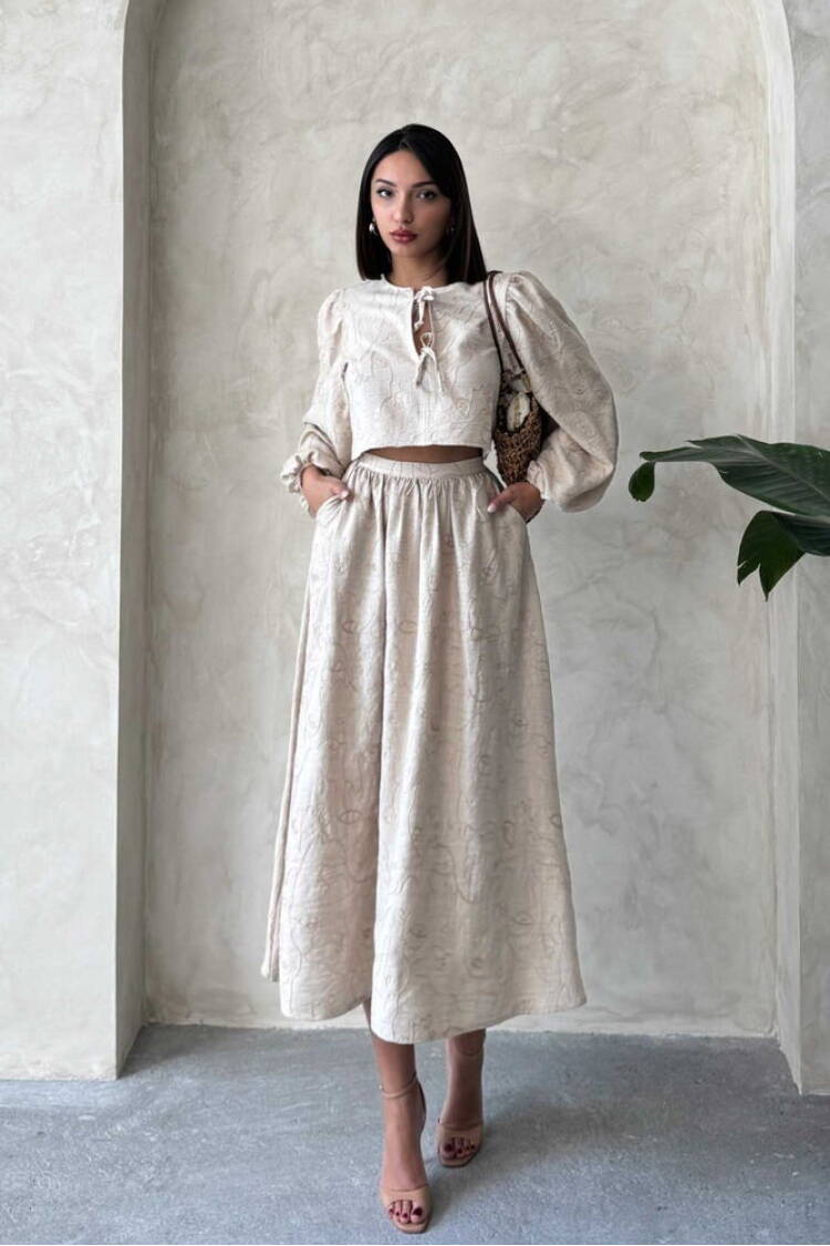 Embroidered Skirt - Brand: Topshow - Women's Clothing Wholesale - Globality Store