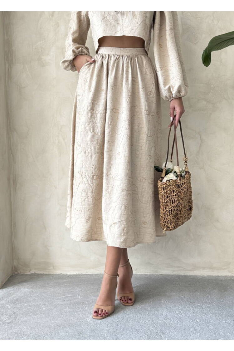 Embroidered Skirt
