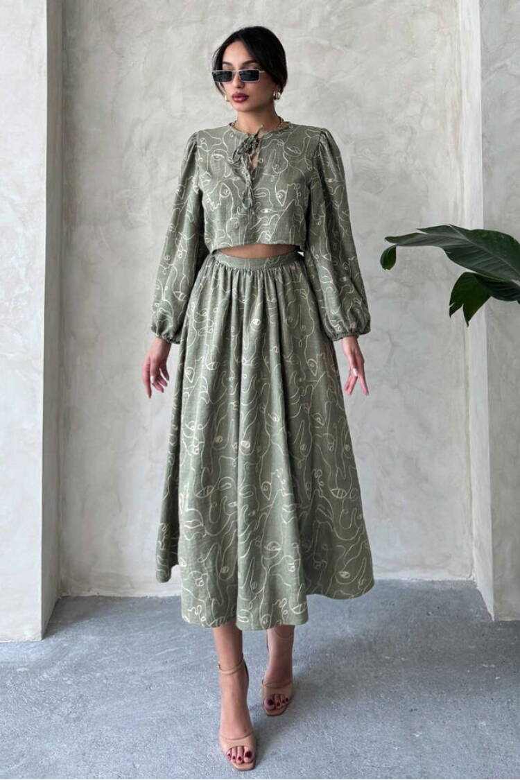 Embroidered Skirt - Light - Brand: Topshow - Women's Clothing Wholesale - Globality Store