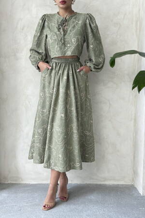 Embroidered Skirt - Light - Brand: Topshow - Women's Clothing Wholesale - Globality Store
