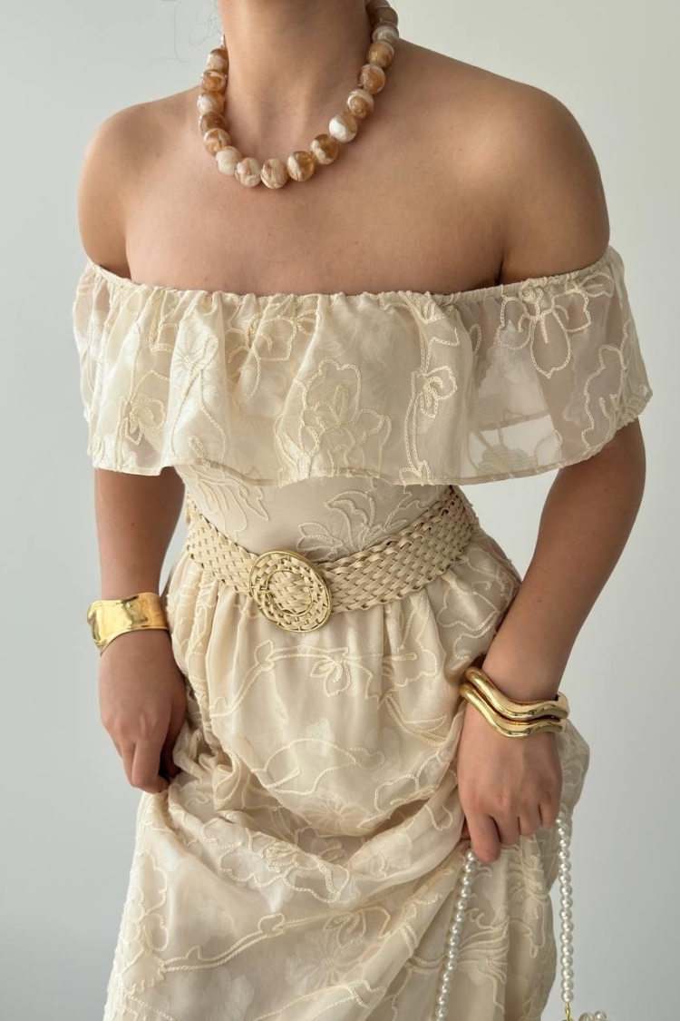 Reget Belted Dress