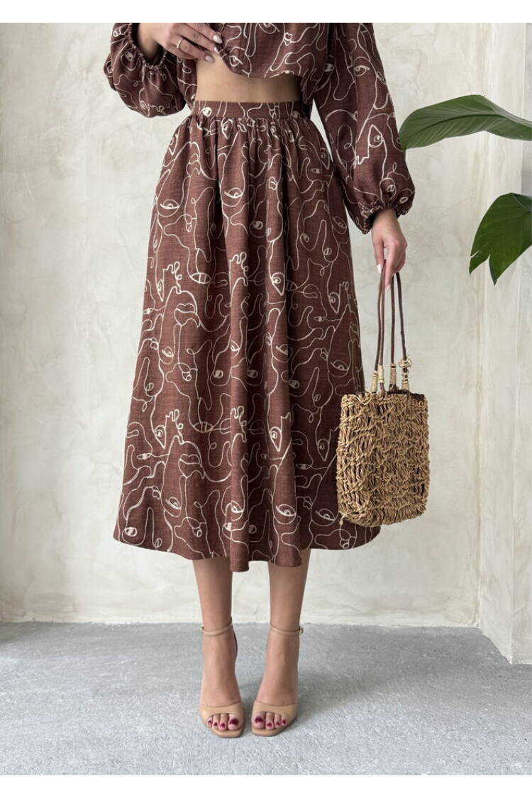 Embroidered Skirt
