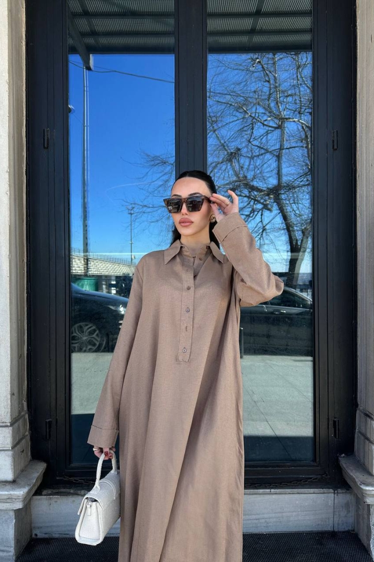Dress - Beige