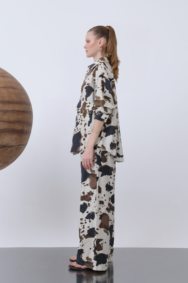 Patterned Pocket Shirt - Multicolor