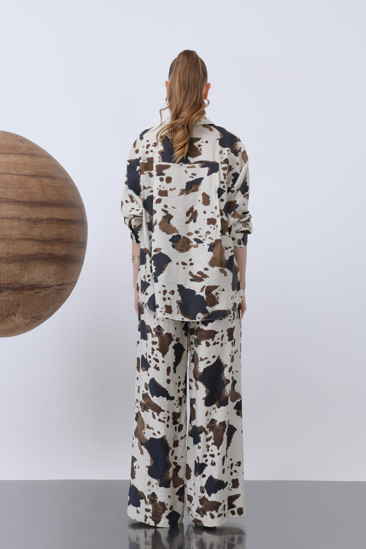 Patterned Pocket Shirt - Multicolor