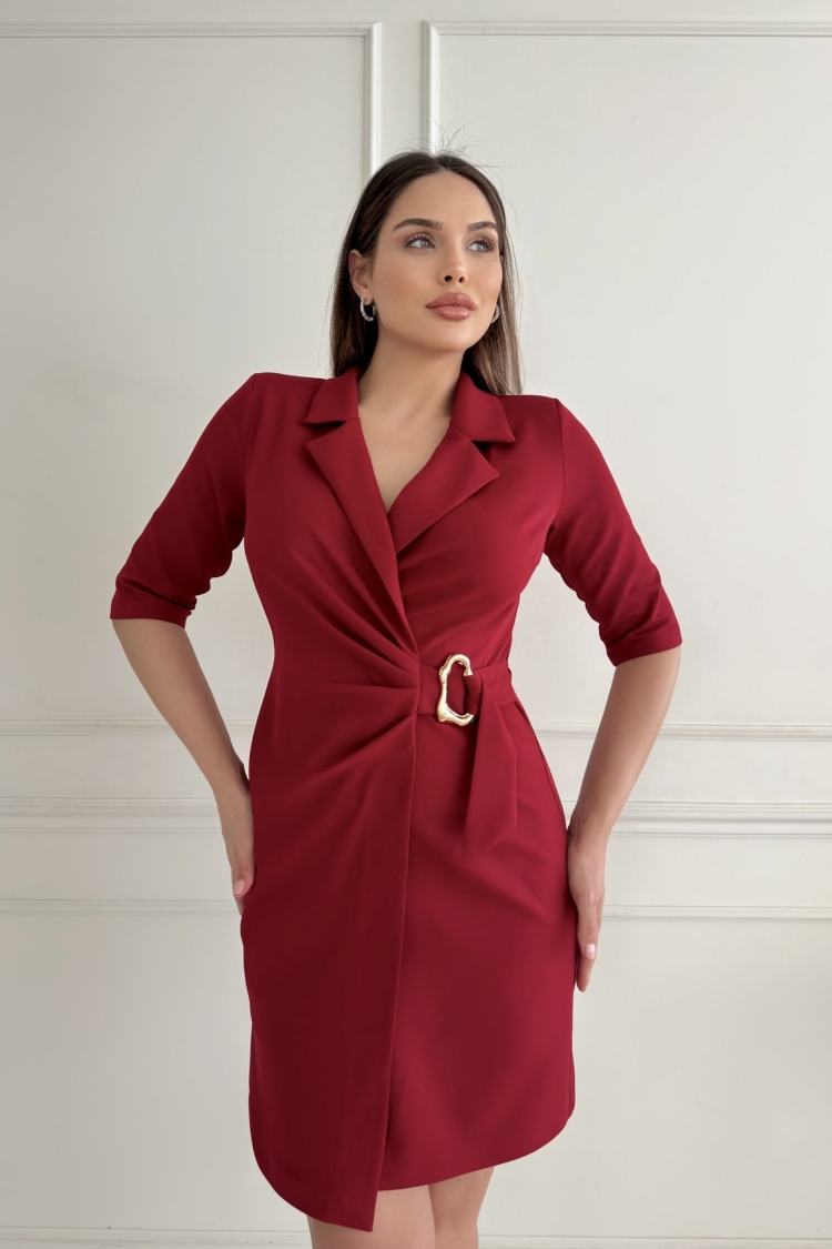 Double Fabric Dress - STEPS - Globality Store - Women Clothes Wholesale Turkey