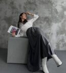 Pleated Skirt - Ezgi Nisantasi - Globality Store - Women Clothes Wholesale Turkey