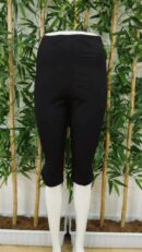 Women's High Waist Buttoned Short Imported Crepe Pants - Black - Janes - Globality Store - Women Clothes Wholesale Turkey