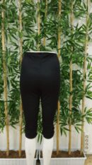Women's High Waist Buttoned Short Imported Crepe Pants - Black - Janes - Globality Store - Women Clothes Wholesale Turkey