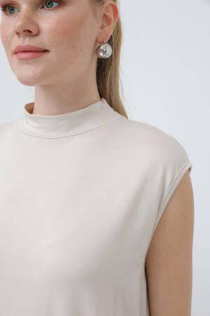 Women's Sleeveless Crew Neck Tunic Size Underwear - Puane - Globality Store - Women Clothes Wholesale Turkey