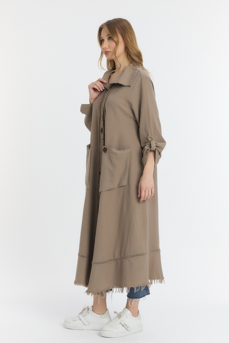 Wooden Button Dress