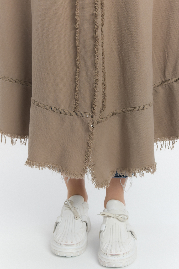 Wooden Button Dress