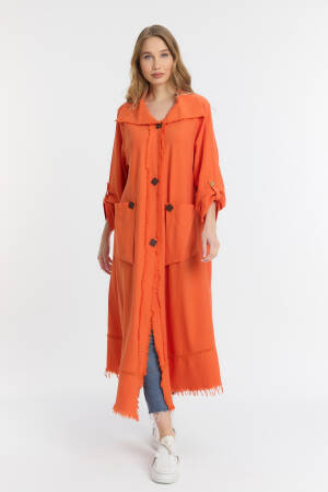 Wooden Button Dress - See More - Globality Store - Women Clothes Wholesale Turkey