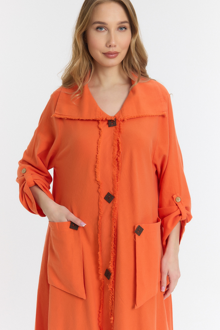 Wooden Button Dress