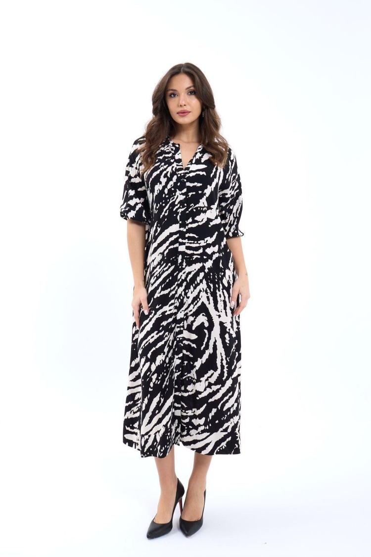 Springs Dress - Multicolor - Fame - Globality Store - Women Clothes Wholesale Turkey