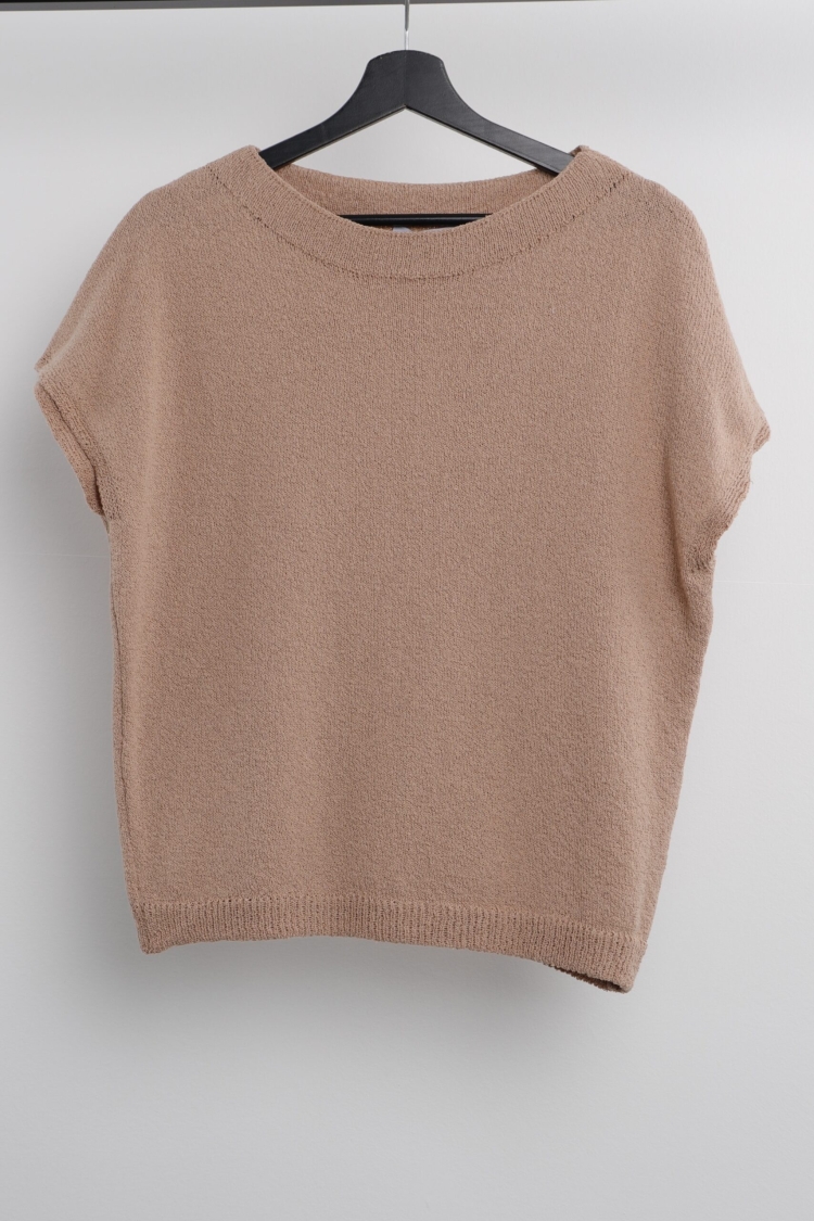 Basic Blouse - Taba - Cream Rouge - Globality Store - Women Clothes Wholesale Turkey