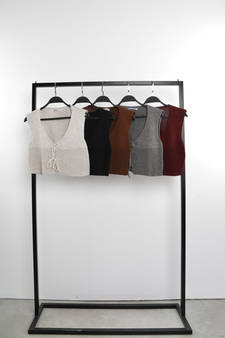 Thessaloniki Vest - Cream Rouge - Globality Store - Women Clothes Wholesale Turkey