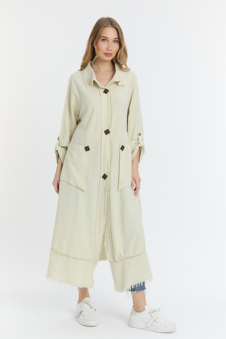 Wooden Button Dress