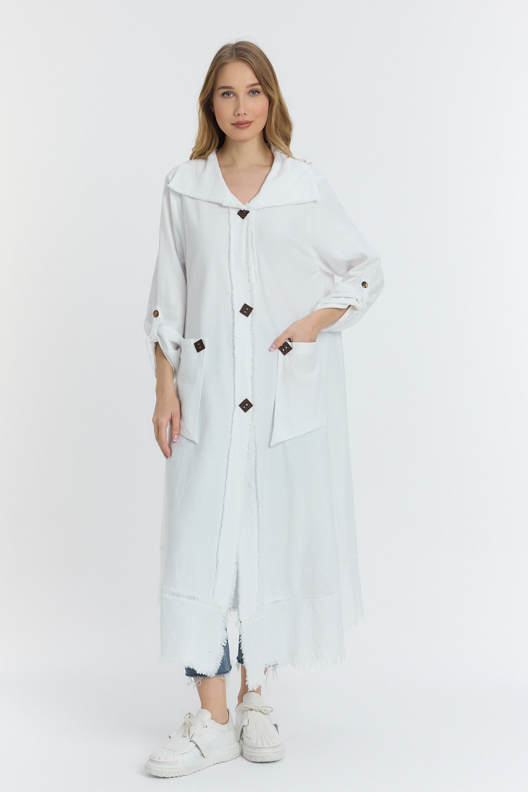 Wooden Button Dress