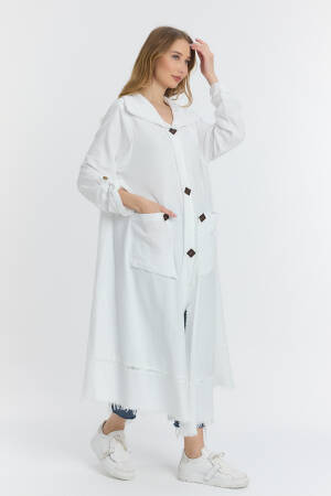 Wooden Button Dress - See More - Globality Store - Women Clothes Wholesale Turkey