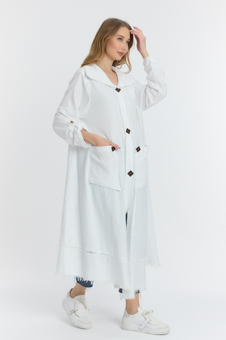 Wooden Button Dress
