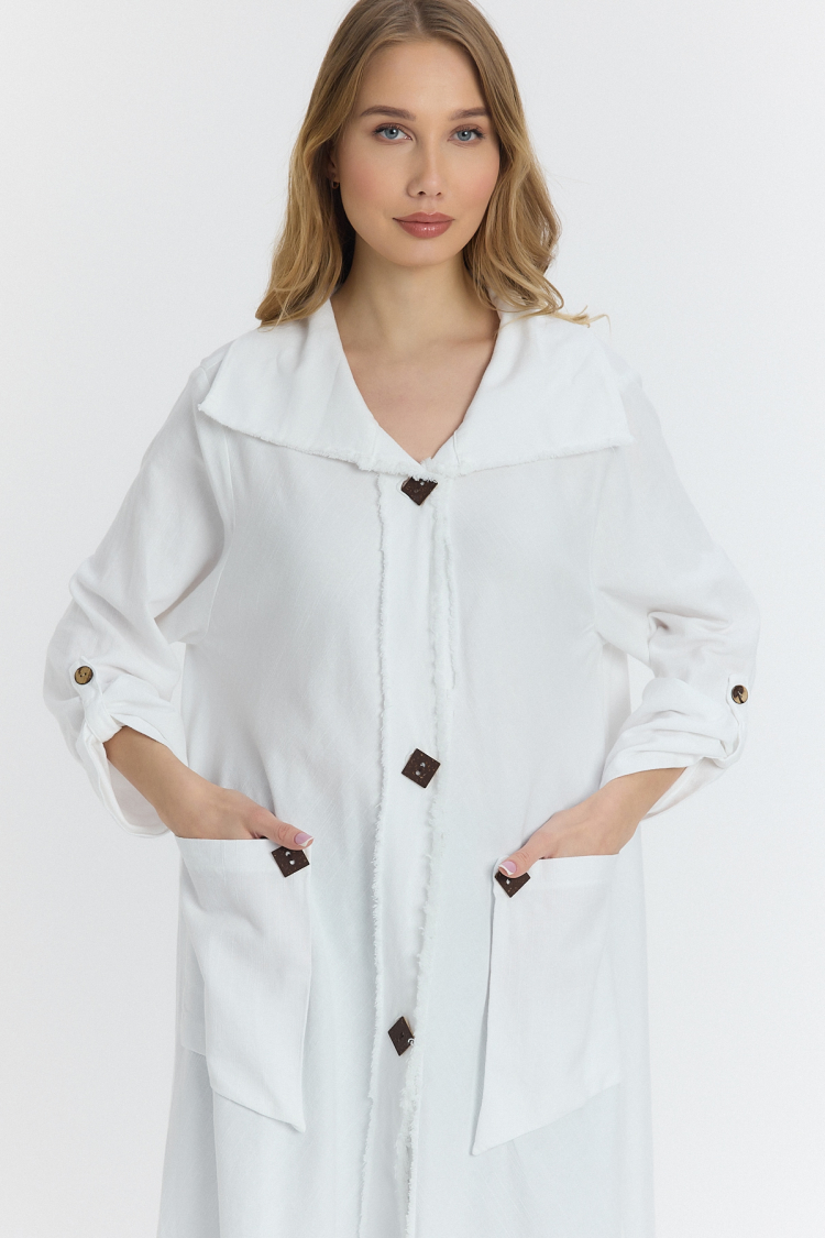 Wooden Button Dress