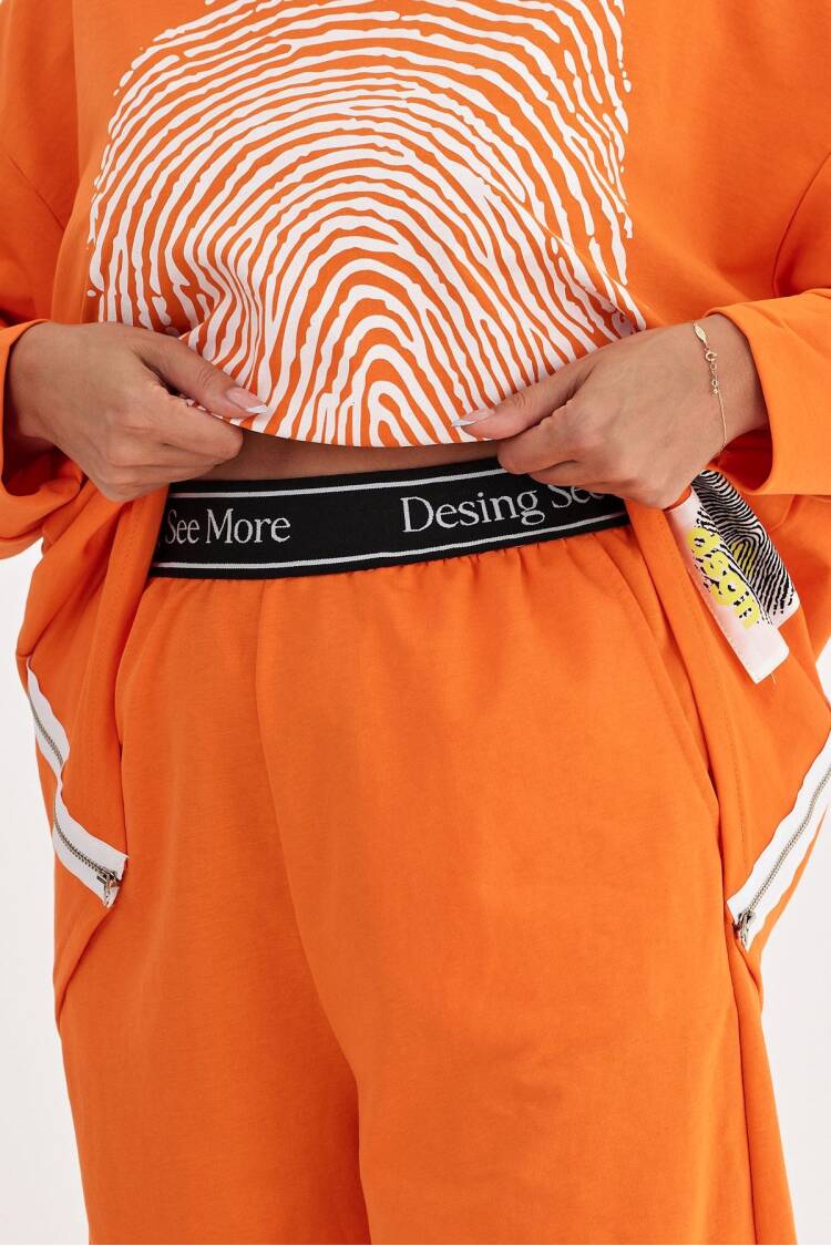 Fingerprint Printed Tracksuit