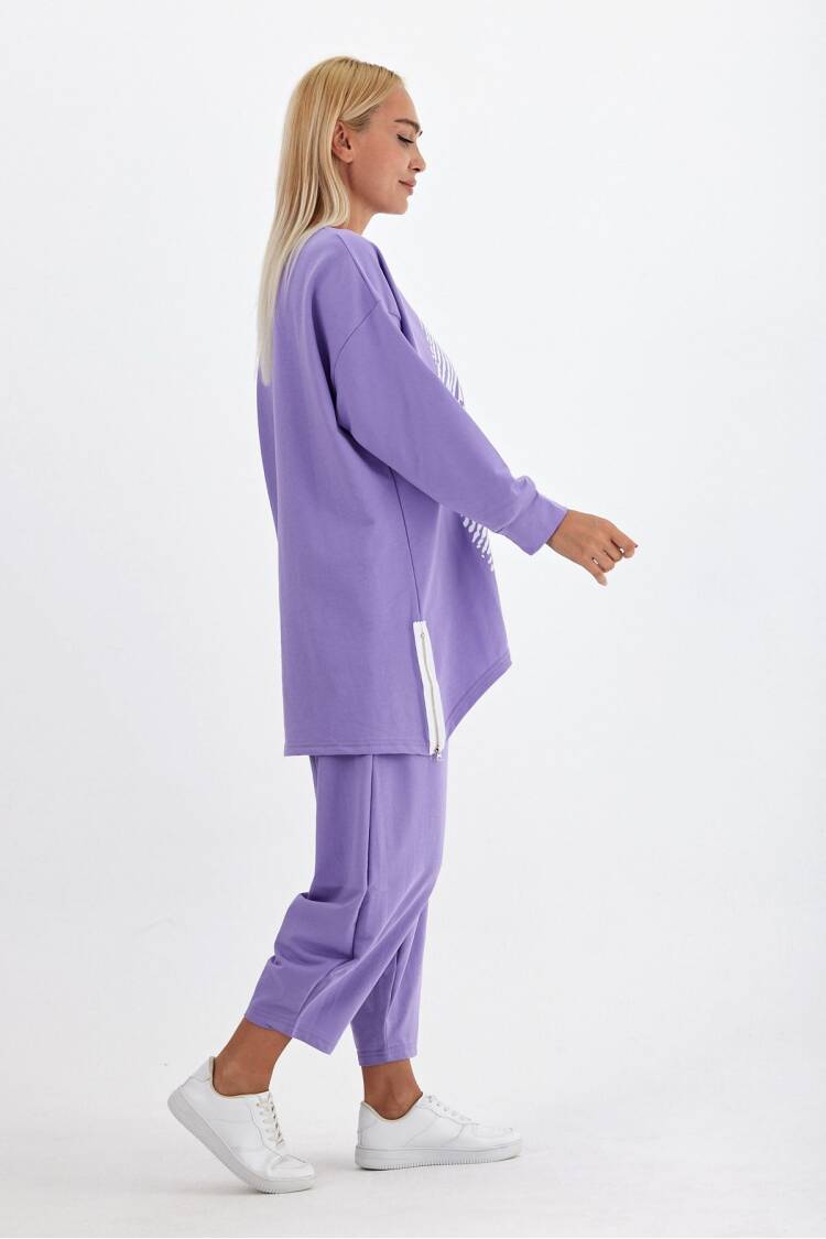 Fingerprint Printed Tracksuit