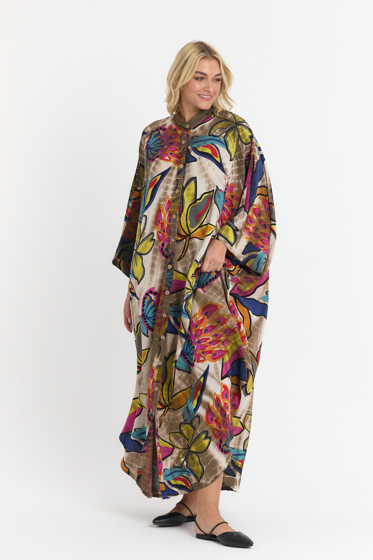 Batik Giant Shirt - See More - Globality Store - Women Clothes Wholesale Turkey