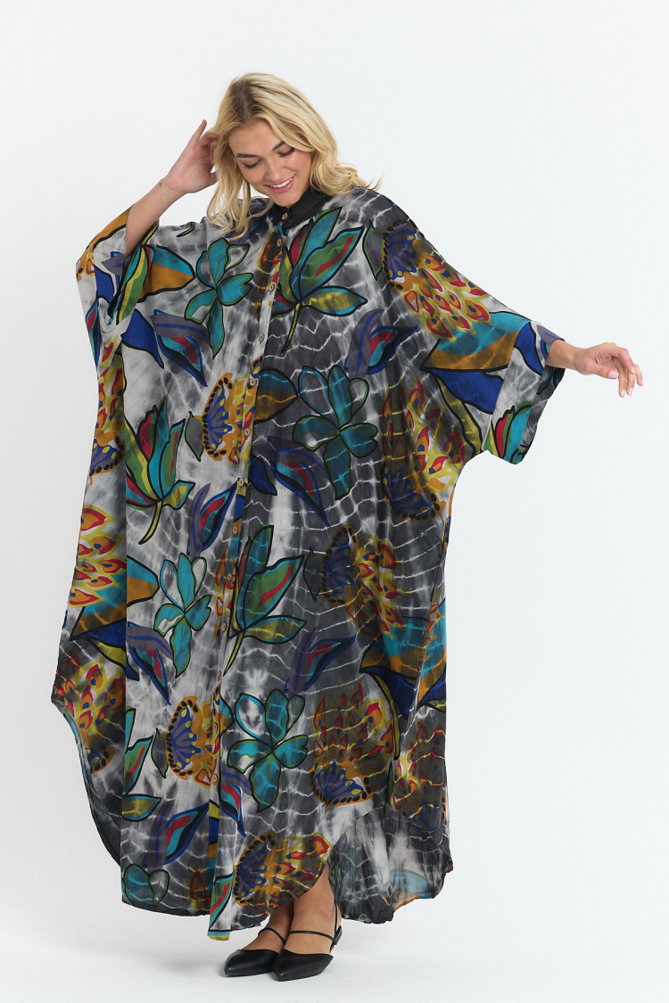 Batik Giant Shirt - See More - Globality Store - Women Clothes Wholesale Turkey