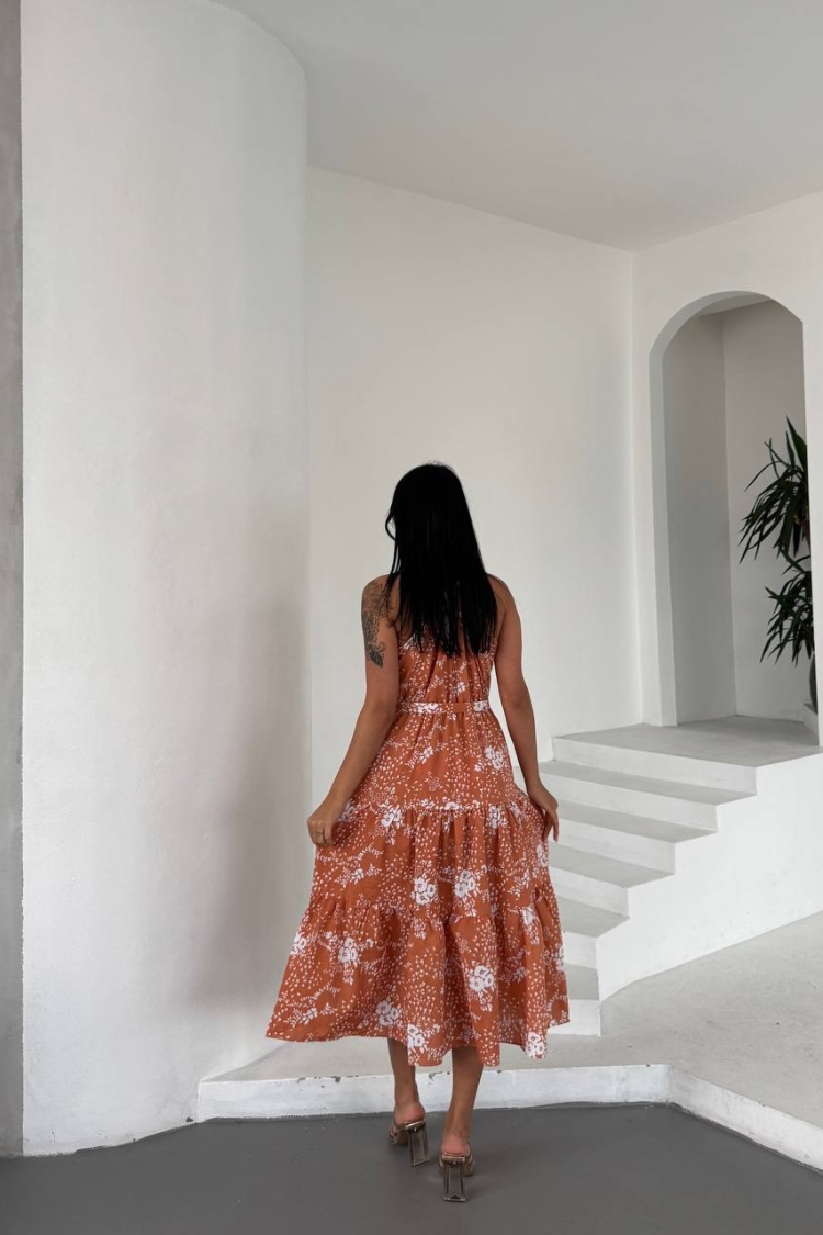 Halter Collar Dress