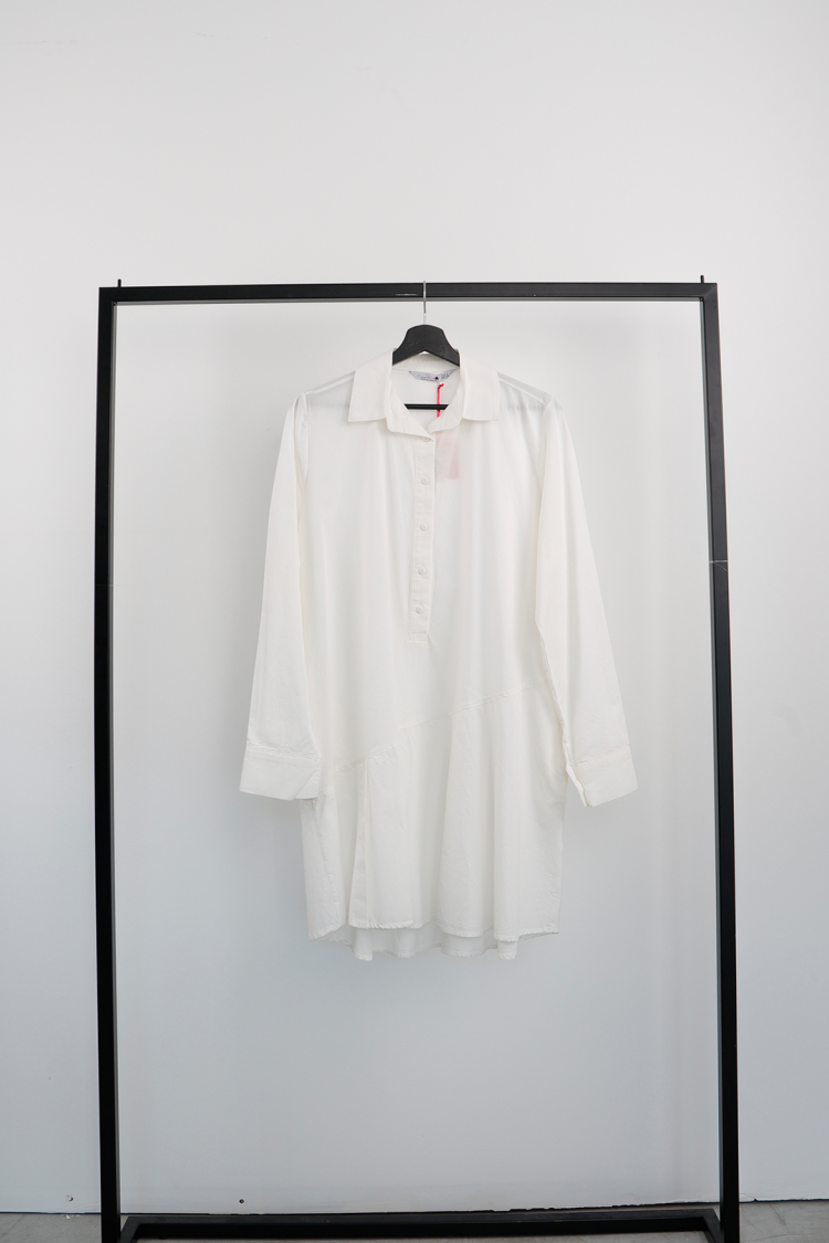 Long Sleeve Dress - Cream Rouge - Globality Store - Women Clothes Wholesale Turkey
