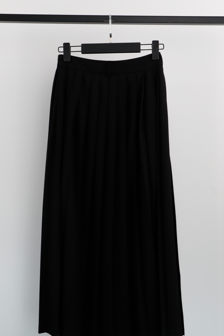 Pleated Maxi Skirt - Cream Rouge - Globality Store - Women Clothes Wholesale Turkey