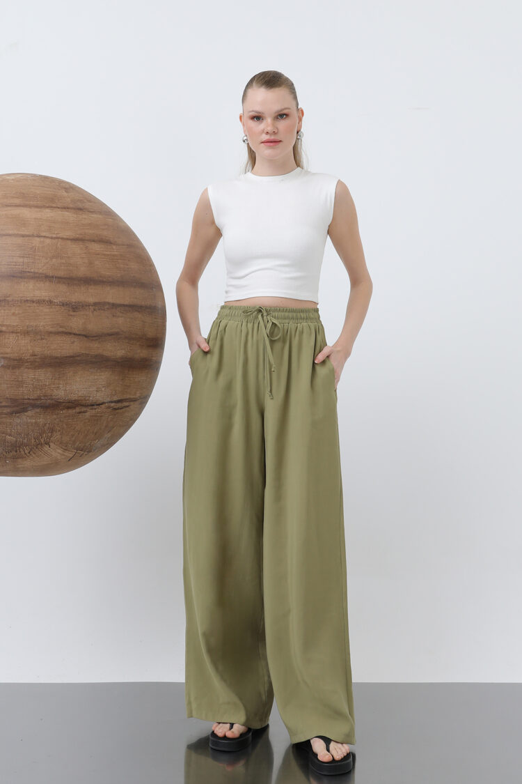 Elastic Waist Pants - SOUL - Globality Store - Women Clothes Wholesale Turkey