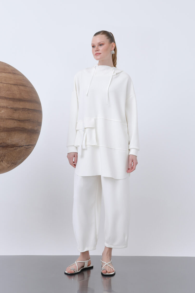 Pocket Detailed Double Set - Puane - Globality Store - Women Clothes Wholesale Turkey