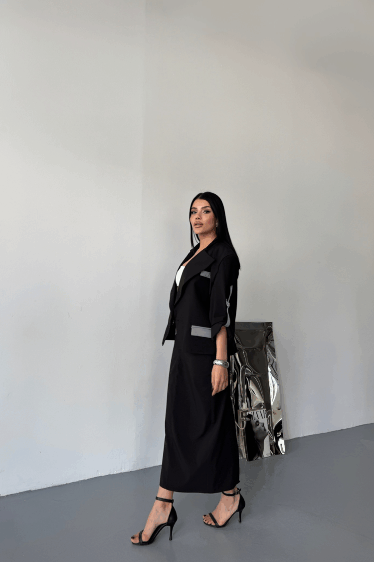 Crop Jacket Skirt Set