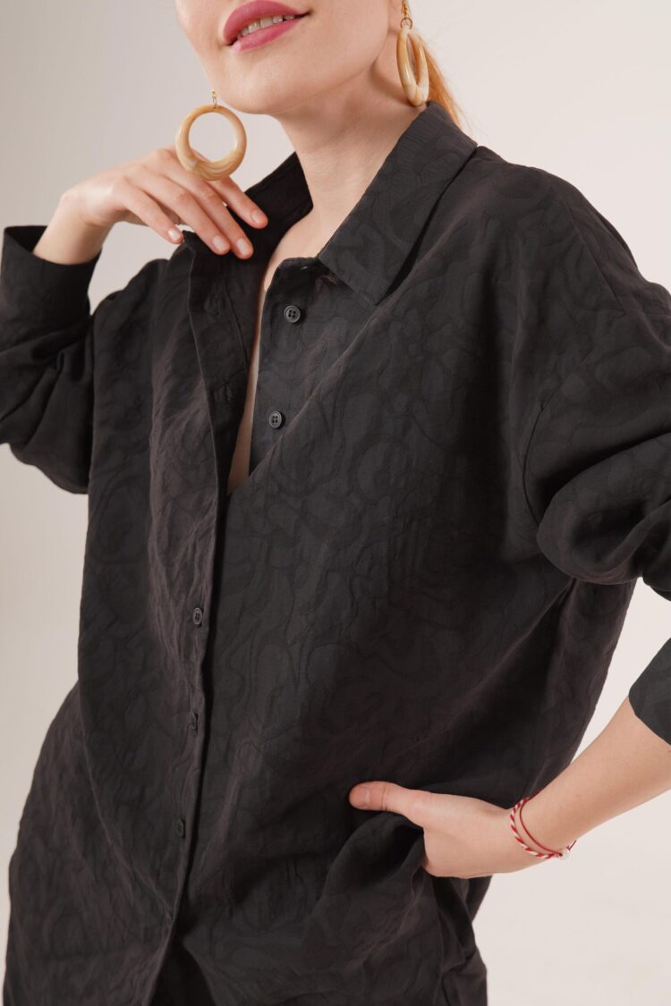 Self Patterned Shirt And Pants WholesaleDouble Suit