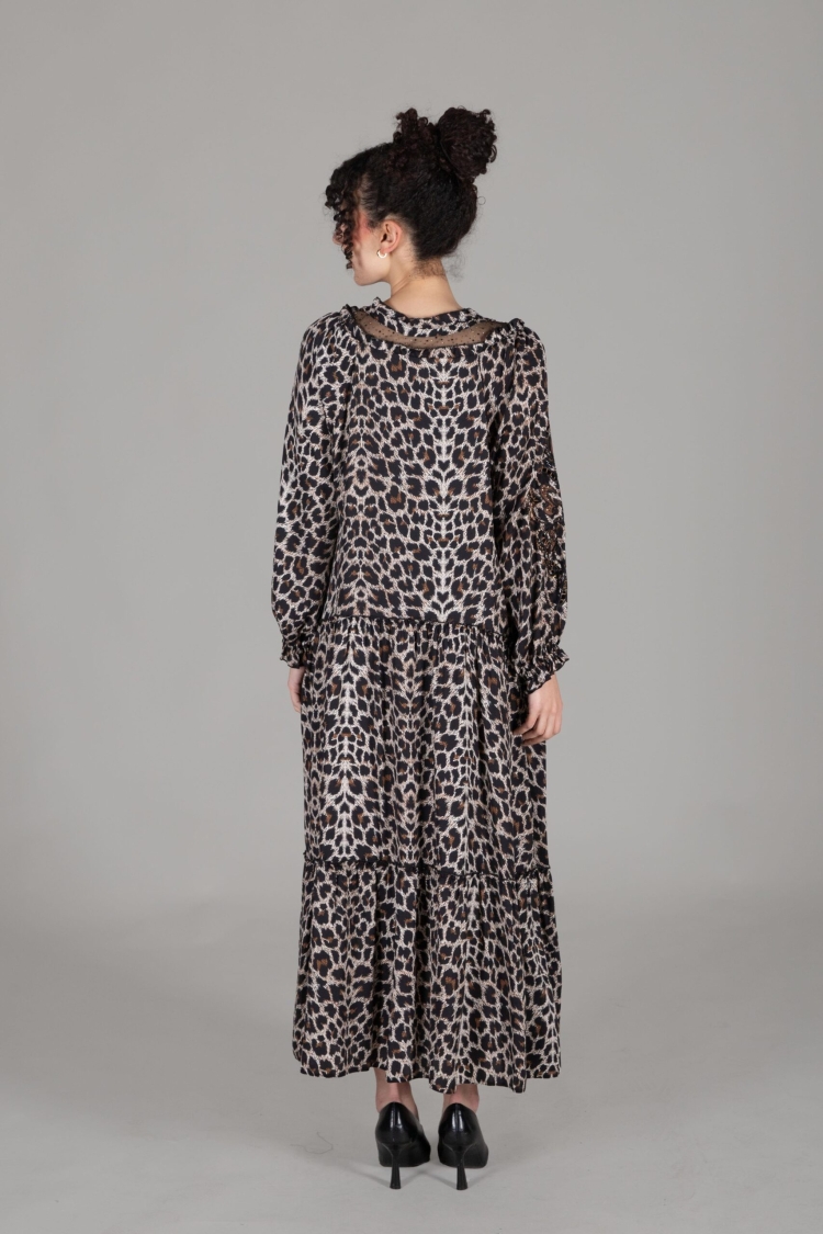Round Neck Empirme Dress