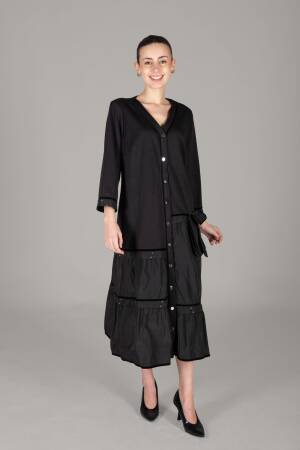 V Neck Tatya Dress - GUMANIZE - Globality Store - Women Clothes Wholesale Turkey