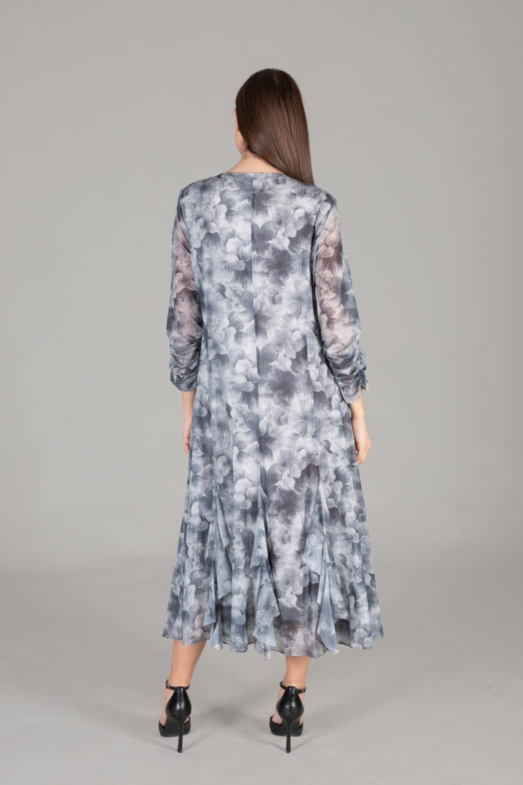 Round Neck Empirme Dress