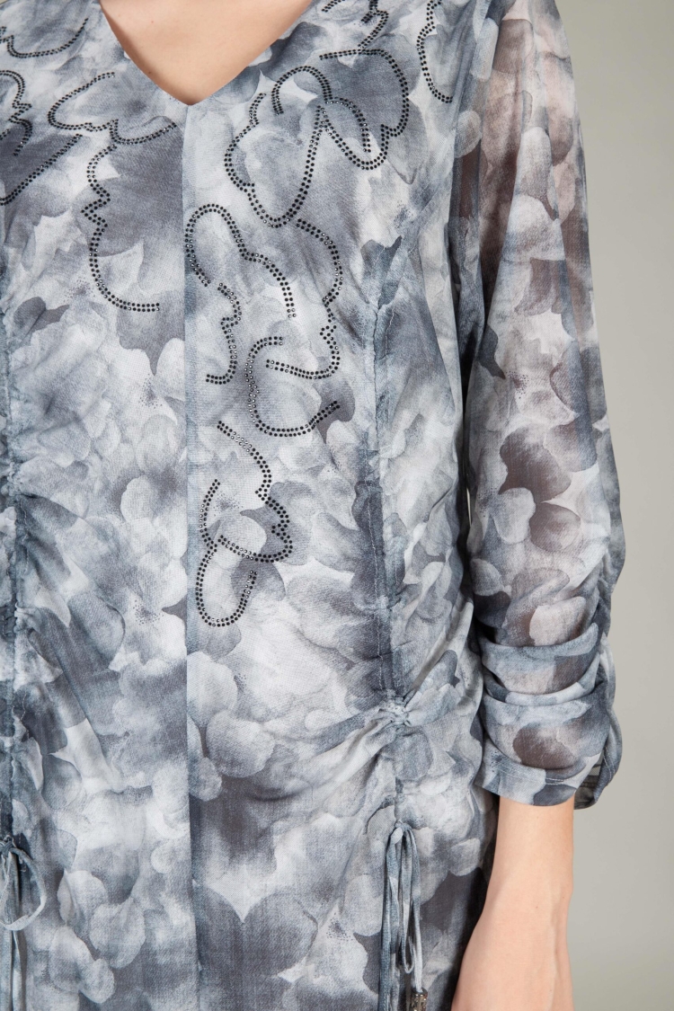 Round Neck Empirme Dress