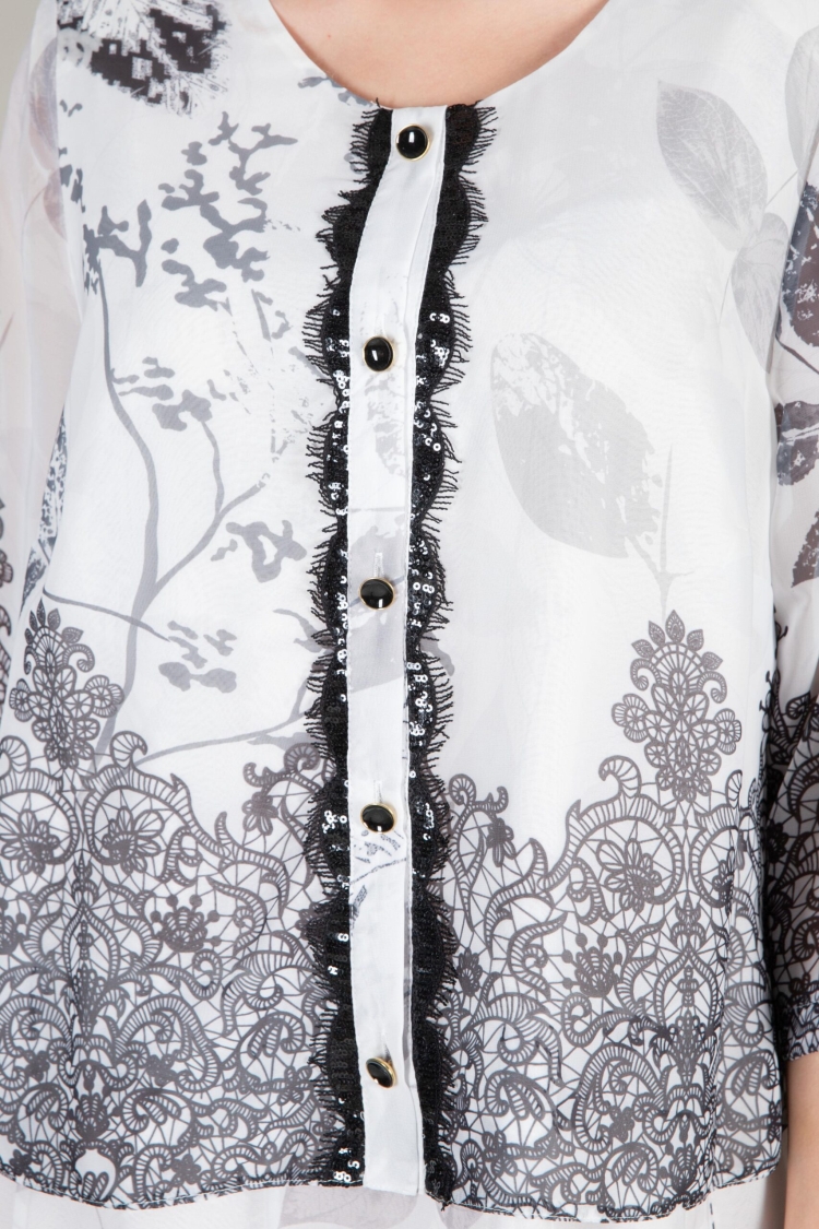 Round Neck Empirme Dress