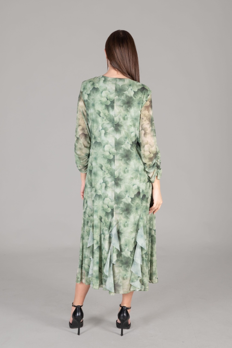 Round Neck Empirme Dress