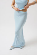 Bright Fabric Maxi Skirt - Baby - Black Fashion - Globality Store - Women Clothes Wholesale Turkey
