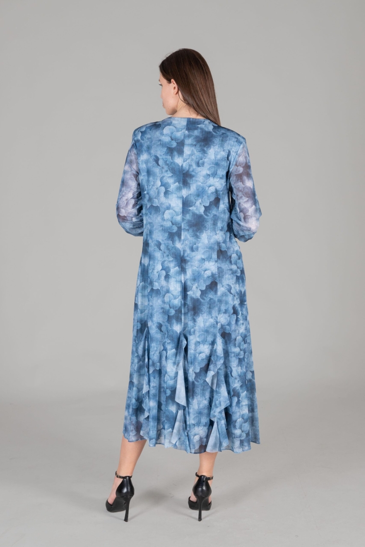 Round Neck Empirme Dress