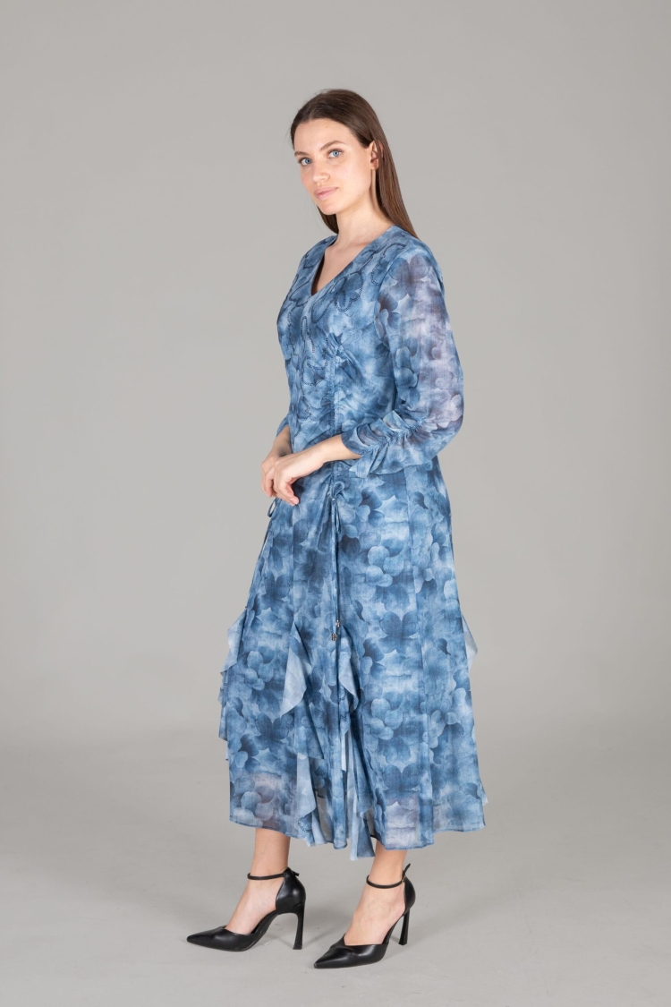 Round Neck Empirme Dress