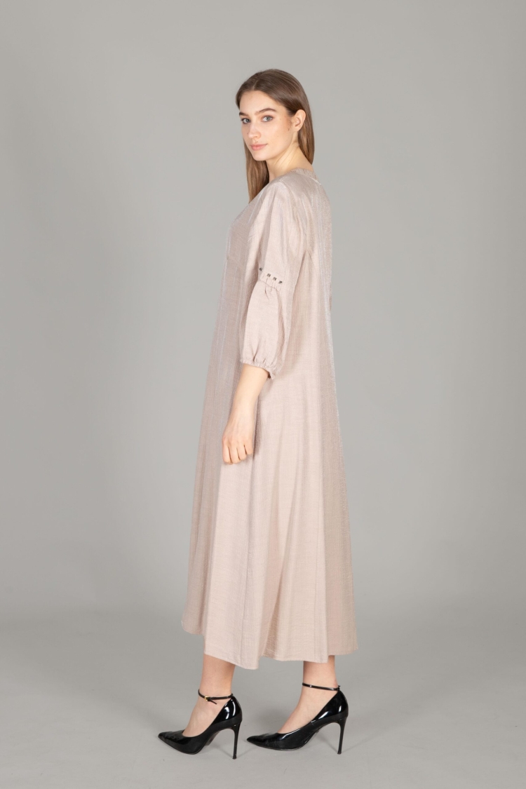 Round Neck Glitter Dress