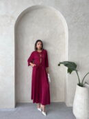 Pleise Skirt - Burgundy - Topshow - Globality Store - Women Clothes Wholesale Turkey
