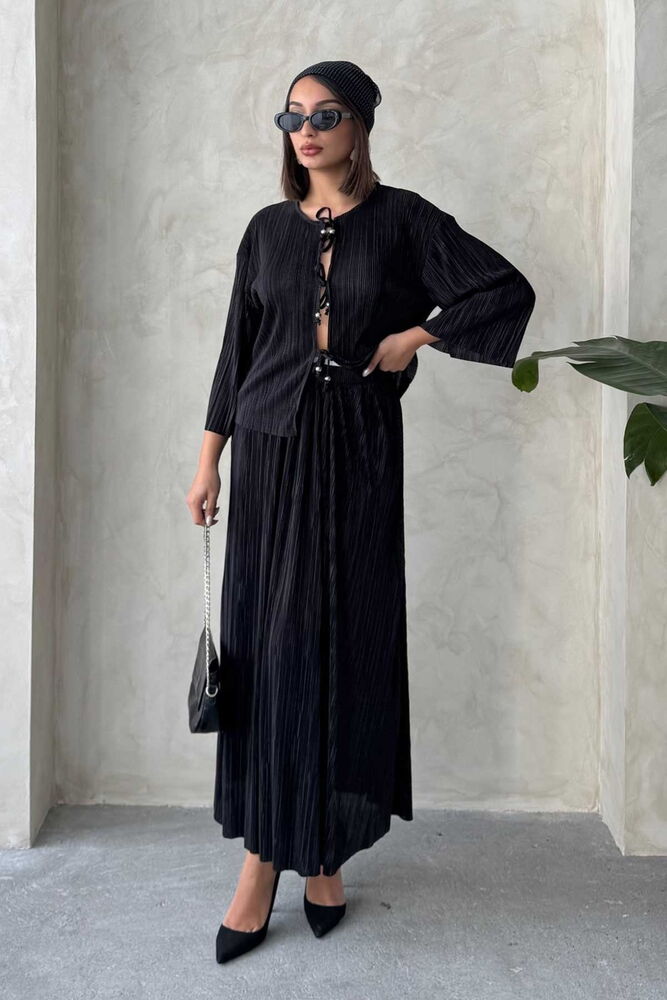 Pleated Skirt - Topshow - Globality Store - Women Clothes Wholesale Turkey