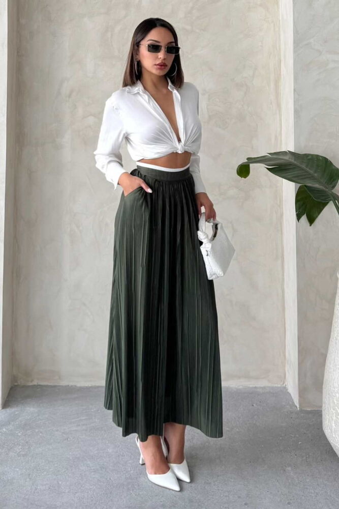 Pleise Skirt - Topshow - Globality Store - Women Clothes Wholesale Turkey